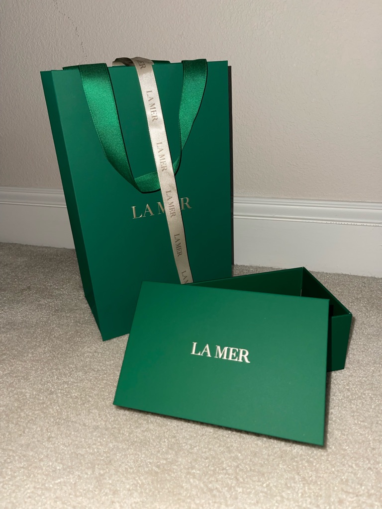 La Mer Green Gift Set With Gold Logo